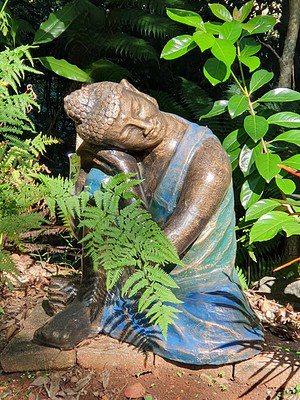 Resting buddha - 60cm CPS142 Add serenity to your home, outdoor rooms or garden with this Resting Buddha handcrafted by the Balinese in Bali.